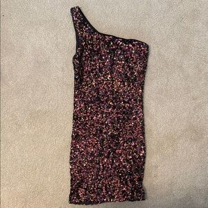 Lulu's Sequin Embellished Dress